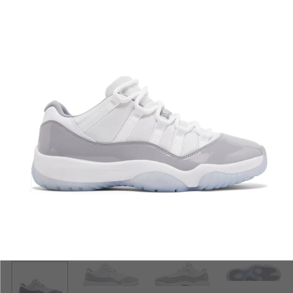 Sz 6 Jordan 11 Retro Low 'Cement Grey',
